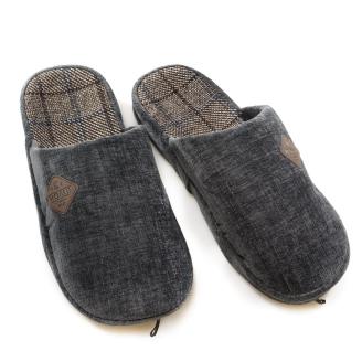 Мъжки домашни Пантофи - P 242-4 Grey
