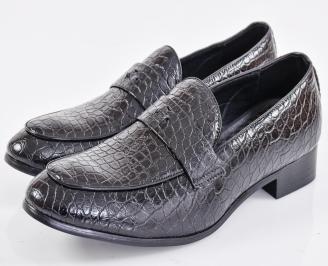 Мъжки официални обувки черни EOBUVKIBG