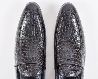 Мъжки официални обувки черни EOBUVKIBG