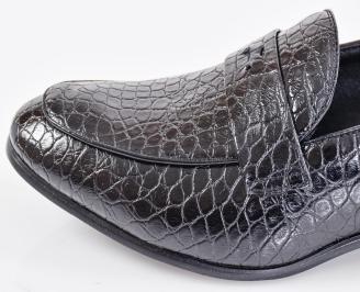 Мъжки официални обувки черни EOBUVKIBG