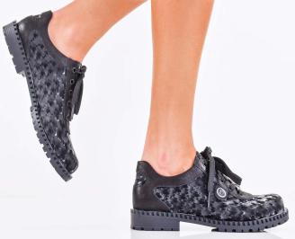 Дамски лоуфъри  черни EOBUVKIBG