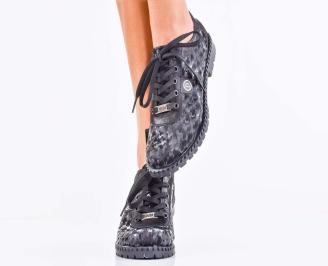 Дамски лоуфъри  черни EOBUVKIBG