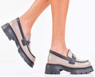 Дамски лоуфъри кафяви EOBUVKIBG