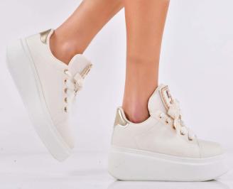 Дамски сникърси бели EOBUVKIBG