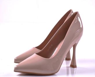 Дамски елегантни обувки бежови EOBUVKIBG