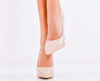 Дамски елегантни обувки бежови EOBUVKIBG