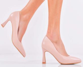 Дамски елегантни обувки пудра EOBUVKIBG