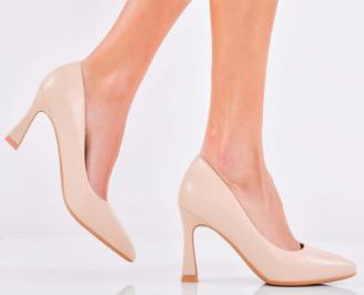 Дамски елегантни обувки бежови EOBUVKIBG