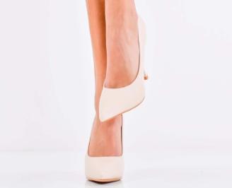 Дамски елегантни обувки бежови EOBUVKIBG