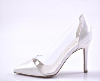 Дамски елегантни обувки бели ЕОBUVKIBG