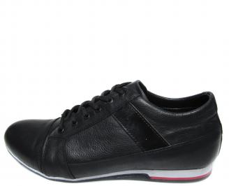 Мъжки обувки естествена кожа черни