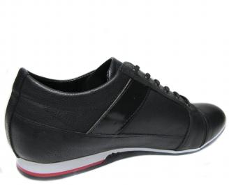 Мъжки обувки естествена кожа черни