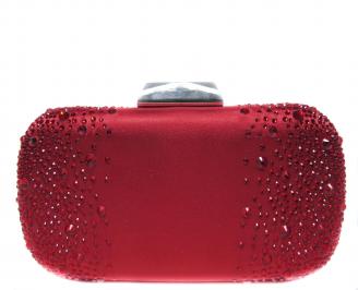 Абитуриентска чанта  червен сатен