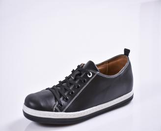 Мъжки обувки естествена кожа черни