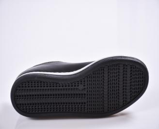 Мъжки обувки естествена кожа черни