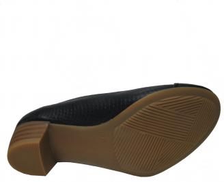 Дамски ежедневни обувки естествена кожа черни