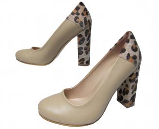 Дамски елегантни обувки  бежови EOBUVKIBG