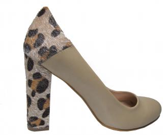 Дамски елегантни обувки  бежови EOBUVKIBG