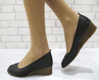 Дамски обувки естествена кожа  черни