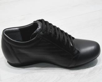 Мъжки обувки естествена кожа черни