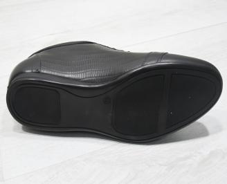 Мъжки обувки естествена кожа черни