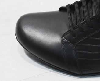 Мъжки обувки естествена кожа черни