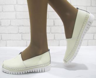 Ежедневни обувки бежови естествена кожа EOBUVKIBG