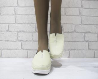 Ежедневни обувки бежови естествена кожа EOBUVKIBG