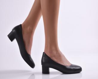 Дамски ежедневни обувки естествена кожа черни