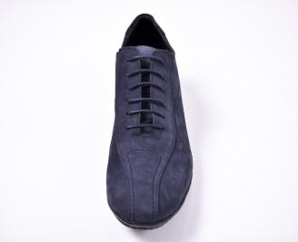 Мъжки спортно елегантни обувки  сини