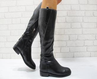 Дамски ежедневни ботуши  черни