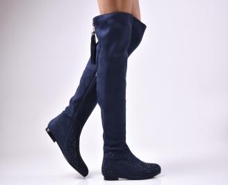 Дамски ботуши  тъмно сини