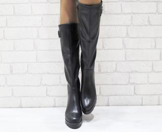 Дамски ежедневни ботуши черни