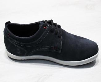 Мъжки спортно елегантни обувки  сини