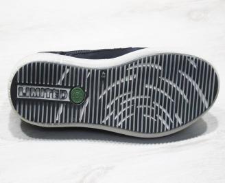 Мъжки спортно елегантни обувки  сини