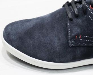 Мъжки спортно елегантни обувки  сини