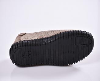 Мъжки спортно елегантни  обувки  бежови