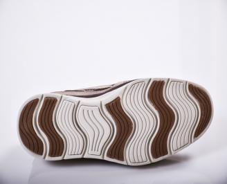 Мъжки спортно елегантни  обувки  бежови