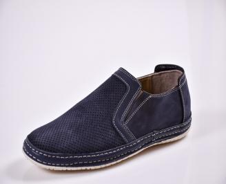 Мъжки спортно елегантни  обувки  сини