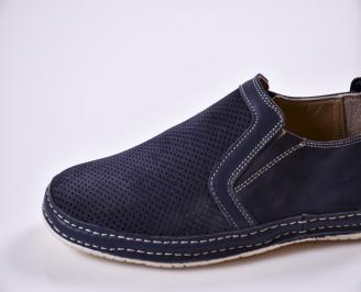 Мъжки спортно елегантни  обувки  сини