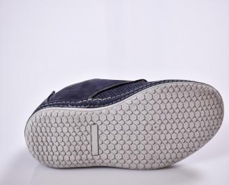 Мъжки спортно елегантни  обувки сини