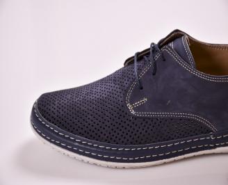 Мъжки спортно елегантни  обувки сини