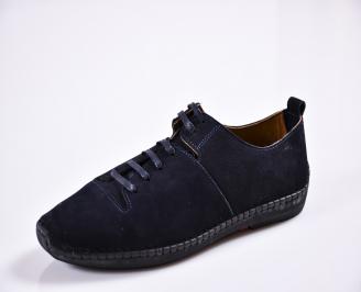 Мъжки спортно елегантни  обувки  сини