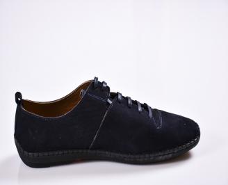 Мъжки спортно елегантни  обувки  сини