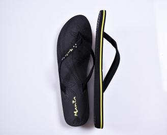 Дамски чехли   черни