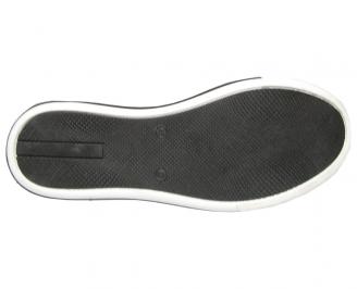 Мъжки обувки Гигант естествена кожа бели