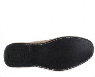 Мъжки обувки естествена кожа бежови