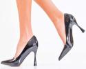 Дамски елегантни обувки черни EOBUVKIBG